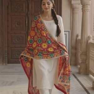 silk miror work