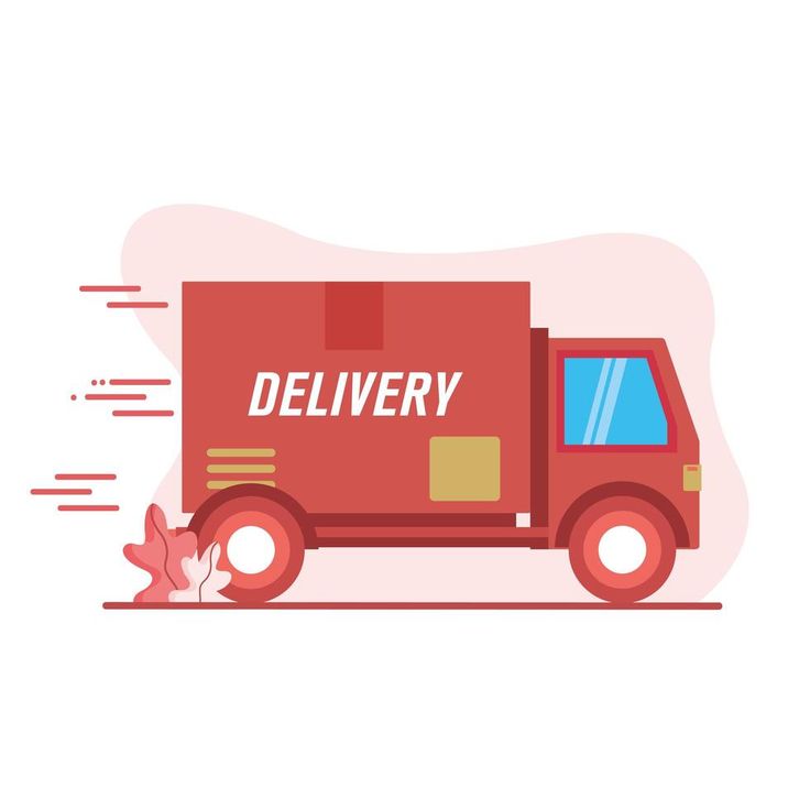 download delivery truck icon vector design for free